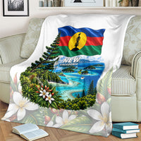 New Caledonia Kanak Flag Landscape Blanket Tropical Island Nature Floral TS04 - Polynesian Pride