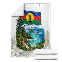 New Caledonia Kanak Flag Landscape Blanket Tropical Island Nature Floral TS04 - Polynesian Pride
