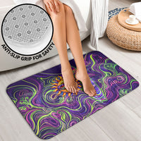 Waimanalo Hawaii Sun Rabbit Bathroom Set Psychedelic Trippy Neon Swirl Graphic