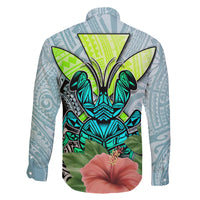 Polynesian Hawaii Family Matching Mermaid Dress and Hawaiian Shirt Kanaka with Crab Tribal tattoo TS04 - Polynesian Pride