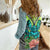 Polynesian Hawaii Women Casual Shirt Kanaka with Crab Tribal tattoo TS04 - Polynesian Pride