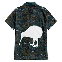 New Zealand is Calling and I Must Go Family Matching Summer Maxi Dress and Hawaiian Shirt Kiwi Bird Silhouette TS04 - Polynesian Pride