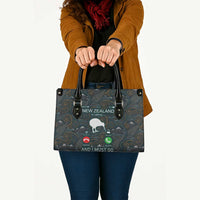 New Zealand is Calling and I Must Go Leather Bag Kiwi Bird Silhouette TS04 - Polynesian Pride