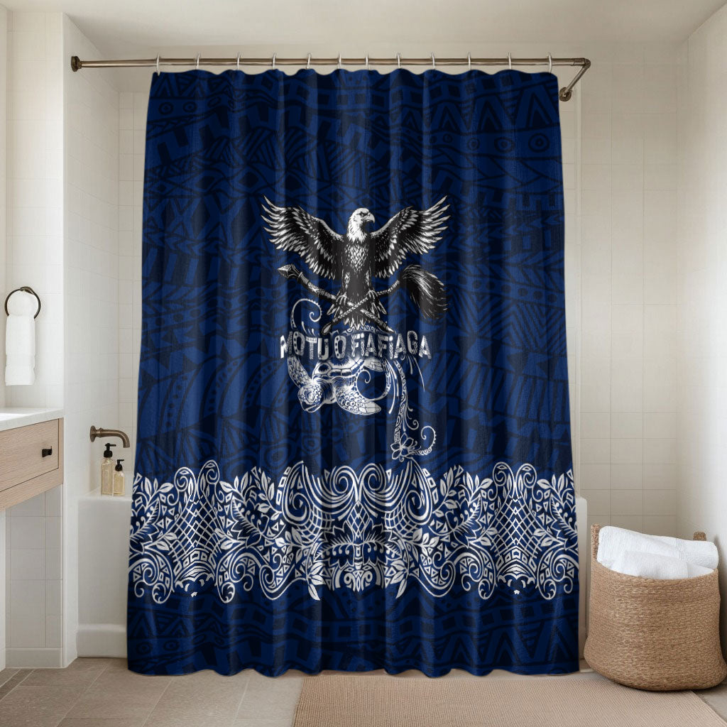 American Samoa Eagle Bathroom Set Sea Turtle Traditional Polynesian Tribal Tattoo