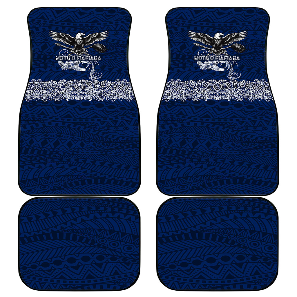 American Samoa Eagle Car Mats Sea Turtle Traditional Polynesian Tribal Tattoo