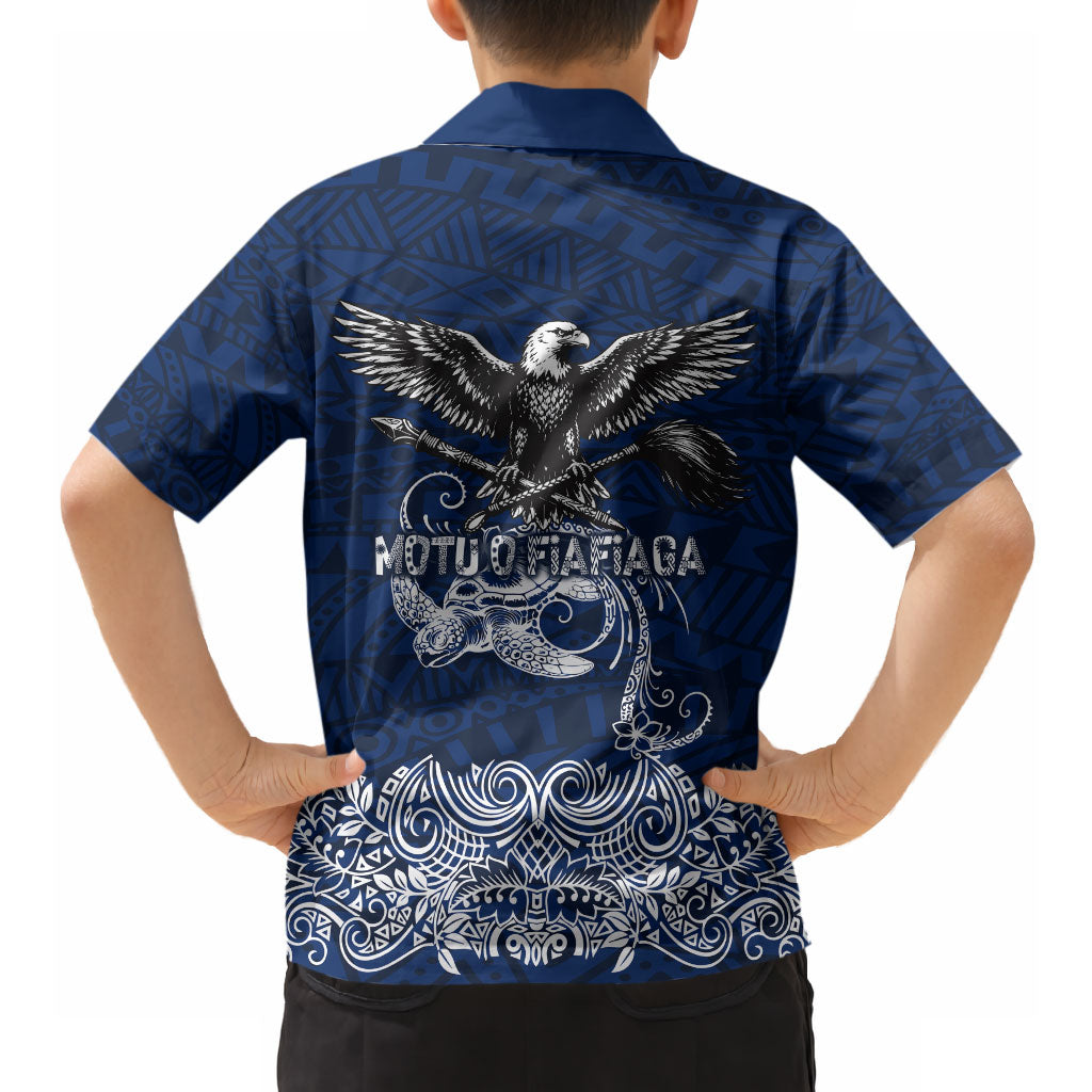 American Samoa Eagle Hawaiian Shirt Sea Turtle Traditional Polynesian Tribal Tattoo