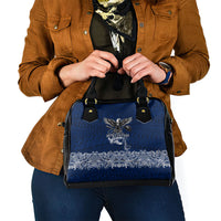 American Samoa Eagle Shoulder Handbag Sea Turtle Traditional Polynesian Tribal Tattoo