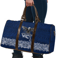 American Samoa Eagle Travel Bag Sea Turtle Traditional Polynesian Tribal Tattoo