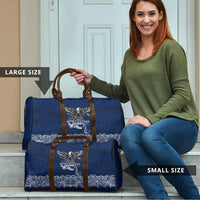 American Samoa Eagle Travel Bag Sea Turtle Traditional Polynesian Tribal Tattoo