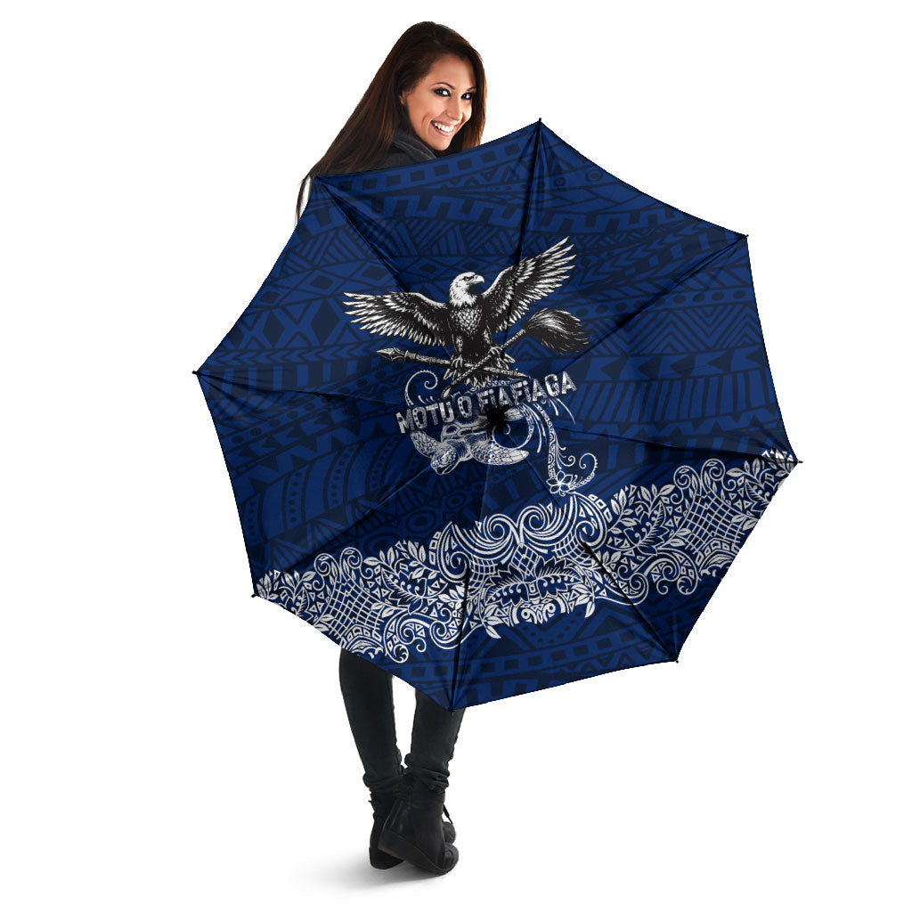 American Samoa Eagle Umbrella Sea Turtle Traditional Polynesian Tribal Tattoo