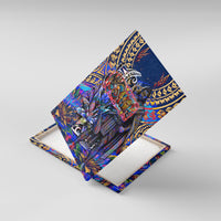 American Samoa Warrior Canvas Wall Art Polynesian Fruit Bat Talofa Urban Graffiti Street Art