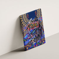 American Samoa Warrior Canvas Wall Art Polynesian Fruit Bat Talofa Urban Graffiti Street Art