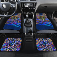 American Samoa Warrior Car Mats Polynesian Fruit Bat Talofa Urban Graffiti Street Art