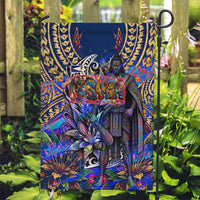 American Samoa Warrior Garden Flag Polynesian Fruit Bat Talofa Urban Graffiti Street Art