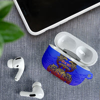 Personalized Polynesian 60th Birthday AirPods Case Polynesian Tribal Art Vintage Ocean Pattern
