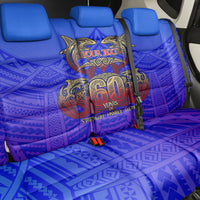 Personalized Polynesian 60th Birthday Back Car Seat Cover Polynesian Tribal Art Vintage Ocean Pattern TS04 - Polynesian Pride