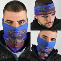 Personalized Polynesian 60th Birthday Neck Gaiter Polynesian Tribal Art Vintage Ocean Pattern TS04 - Polynesian Pride