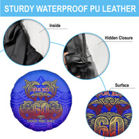 Personalized Polynesian 60th Birthday Spare Tire Cover Polynesian Tribal Art Vintage Ocean Pattern TS04 - Polynesian Pride