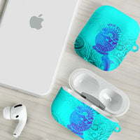 Personalized Polynesian 60th Birthday Island Life Since 1966 AirPods Case Vibrant Tribal Tattoo Ocean Sunset Pattern TS04 - Polynesian Pride