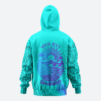 Personalized Polynesian 60th Birthday Island Life Since 1966 Hoodie Vibrant Tribal Tattoo Ocean Sunset Pattern TS04 - Polynesian Pride