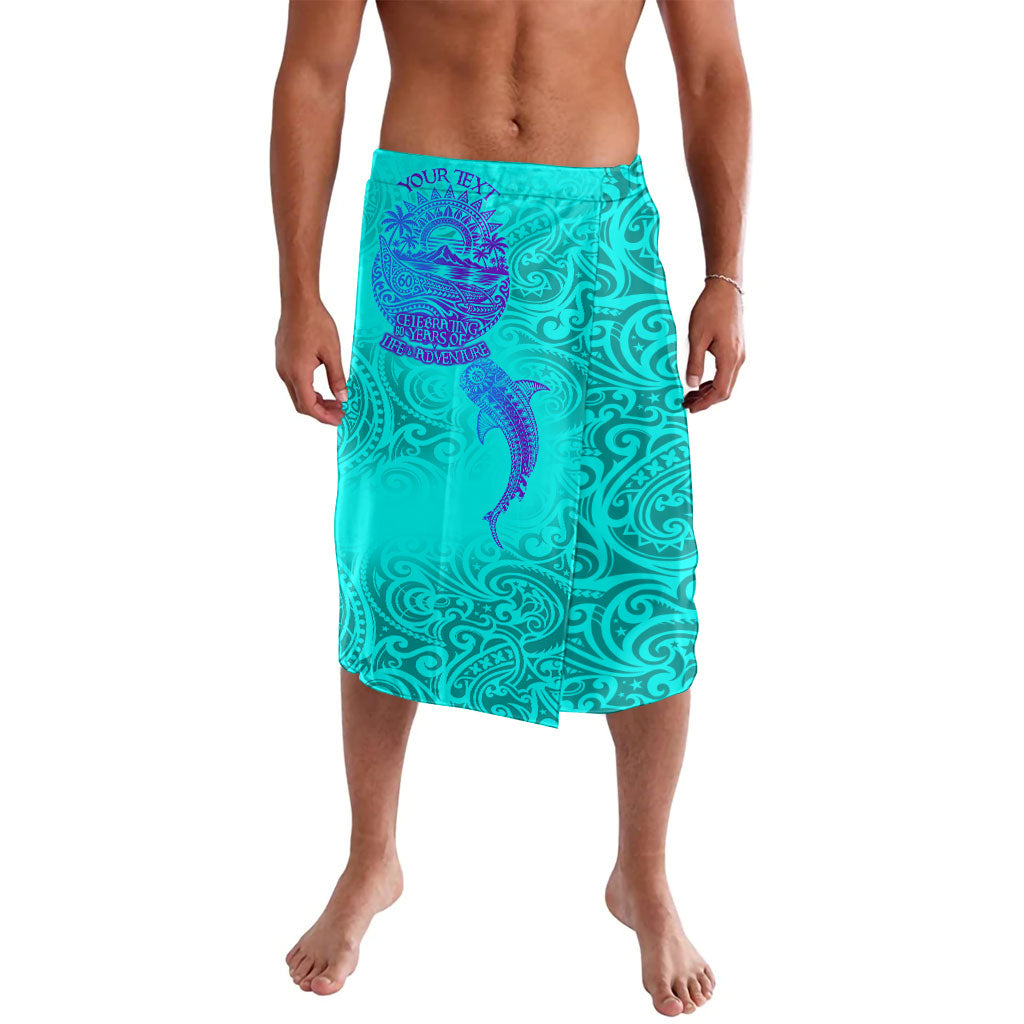 Personalized Polynesian 60th Birthday Island Life Since 1966 Lavalava Vibrant Tribal Tattoo Ocean Sunset Pattern