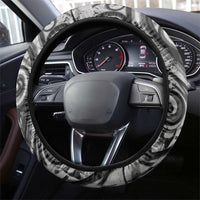 Chur Bro Shaka Sign Steering Wheel Cover New Zealand Koru Colorful Graffiti Splash