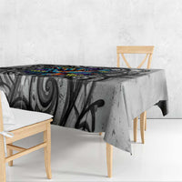 Chur Bro Shaka Sign Tablecloth New Zealand Koru Colorful Graffiti Splash
