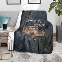 New Zealand She’ll Be Right Blanket NZ Slang No. 8 Wire Map Pattern