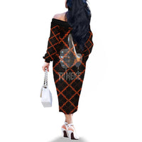 Tu Meke Maori New Zealand Slang Family Matching Off The Shoulder Long Sleeve Dress and Hawaiian Shirt with Glow Neon Step Style TS04 - Polynesian Pride