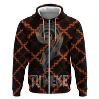 Tu Meke Maori New Zealand Slang Hoodie with Glow Neon Step Style
