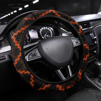 Tu Meke Maori New Zealand Slang Steering Wheel Cover with Glow Neon Step Style