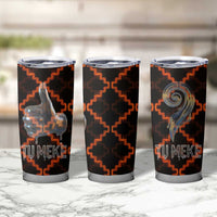 Tu Meke Maori New Zealand Slang Tumbler Cup with Glow Neon Step Style
