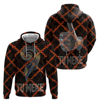 Tu Meke Maori New Zealand Slang Zip Hoodie with Glow Neon Step Style