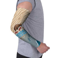 Kiwi Jandal Beach Life Arm Sleeves New Zealand Flip Flops Ocean Wave Surf Style