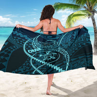 Chuuk Deep Into Truk Lagoon Sarong Polynesian Tribal Pattern Wreck Diving Teal Ship Art