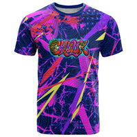Chuuk Tropical Sunset Coordinates T Shirt Neon Graffiti Polynesian Tribal