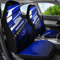 Kosrae Deep Sea Scuba Diving Car Seat Cover Blue Hole Beneath The Surface Coral Reef Graphic Art