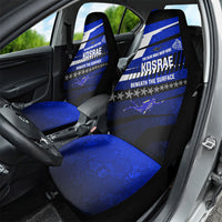 Kosrae Deep Sea Scuba Diving Car Seat Cover Blue Hole Beneath The Surface Coral Reef Graphic Art