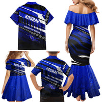 Kosrae Deep Sea Scuba Diving Family Matching Mermaid Dress and Hawaiian Shirt Blue Hole Beneath The Surface Coral Reef Graphic Art