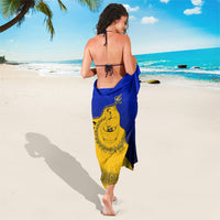 Kosrae Fafa Culinary Heritage Sarong Kosraean Gold Taro Tradition Illustration With Coconut Leaves