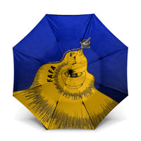 Kosrae Fafa Culinary Heritage Umbrella Kosraean Gold Taro Tradition Illustration With Coconut Leaves