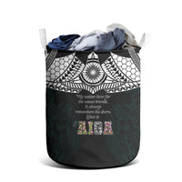 AIGA Always In Gods Arms Samoa Laundry Basket Polynesian Tribal Tattoo Art Family Heritage Faith TS04 - Polynesian Pride
