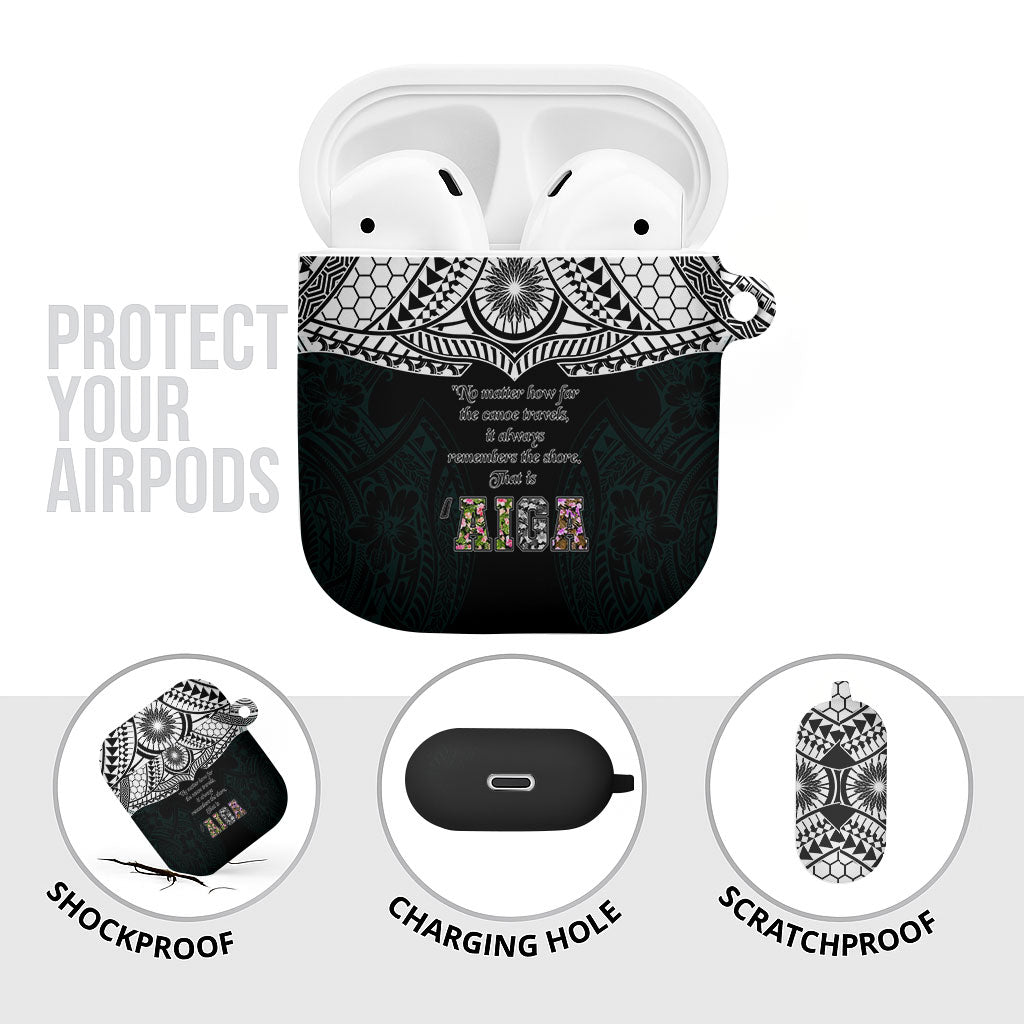 AIGA Always In Gods Arms Samoa AirPods Case Polynesian Tribal Tattoo Art Family Heritage Faith TS04 - Polynesian Pride