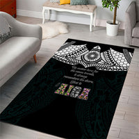 AIGA Always In Gods Arms Samoa Area Rug Polynesian Tribal Tattoo Art Family Heritage Faith TS04 - Polynesian Pride