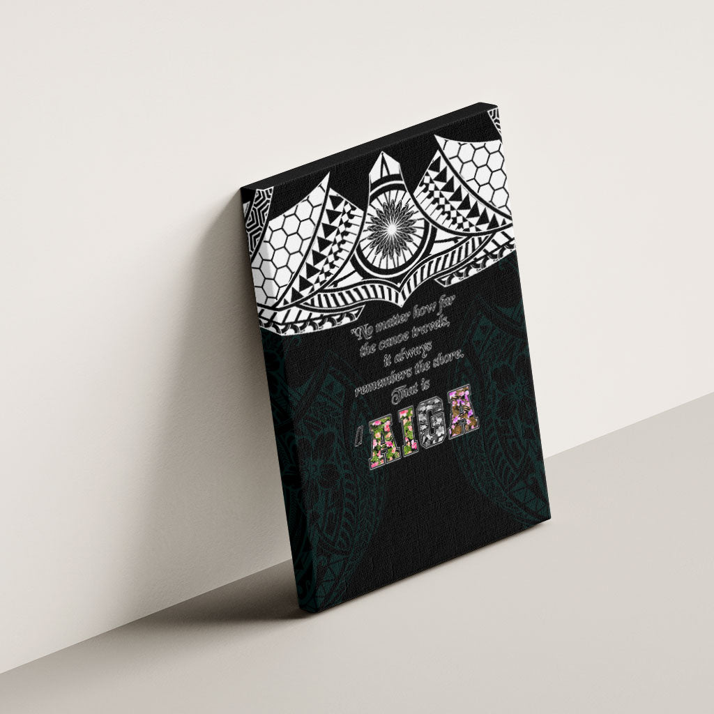 AIGA Always In Gods Arms Samoa Canvas Wall Art Polynesian Tribal Tattoo Art Family Heritage Faith TS04 - Polynesian Pride