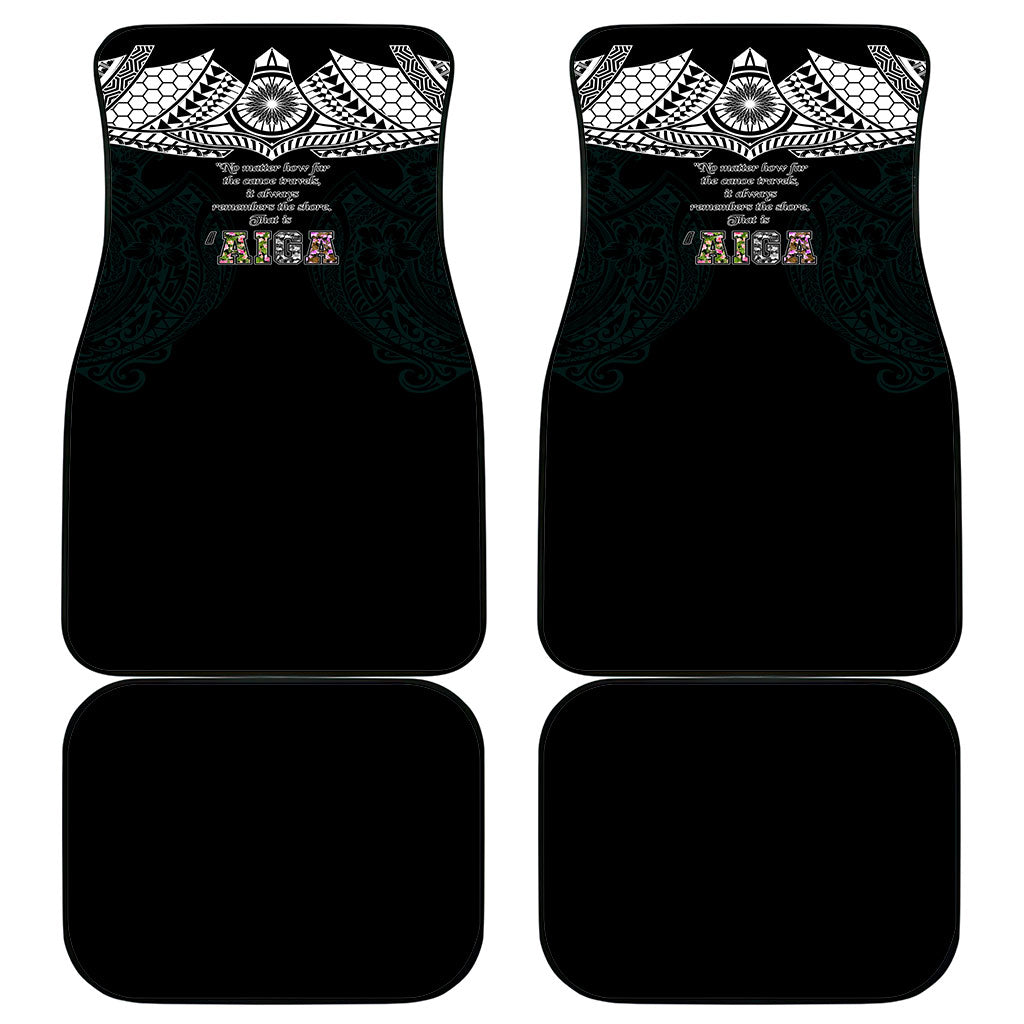 AIGA Always In Gods Arms Samoa Car Mats Polynesian Tribal Tattoo Art Family Heritage Faith TS04 - Polynesian Pride