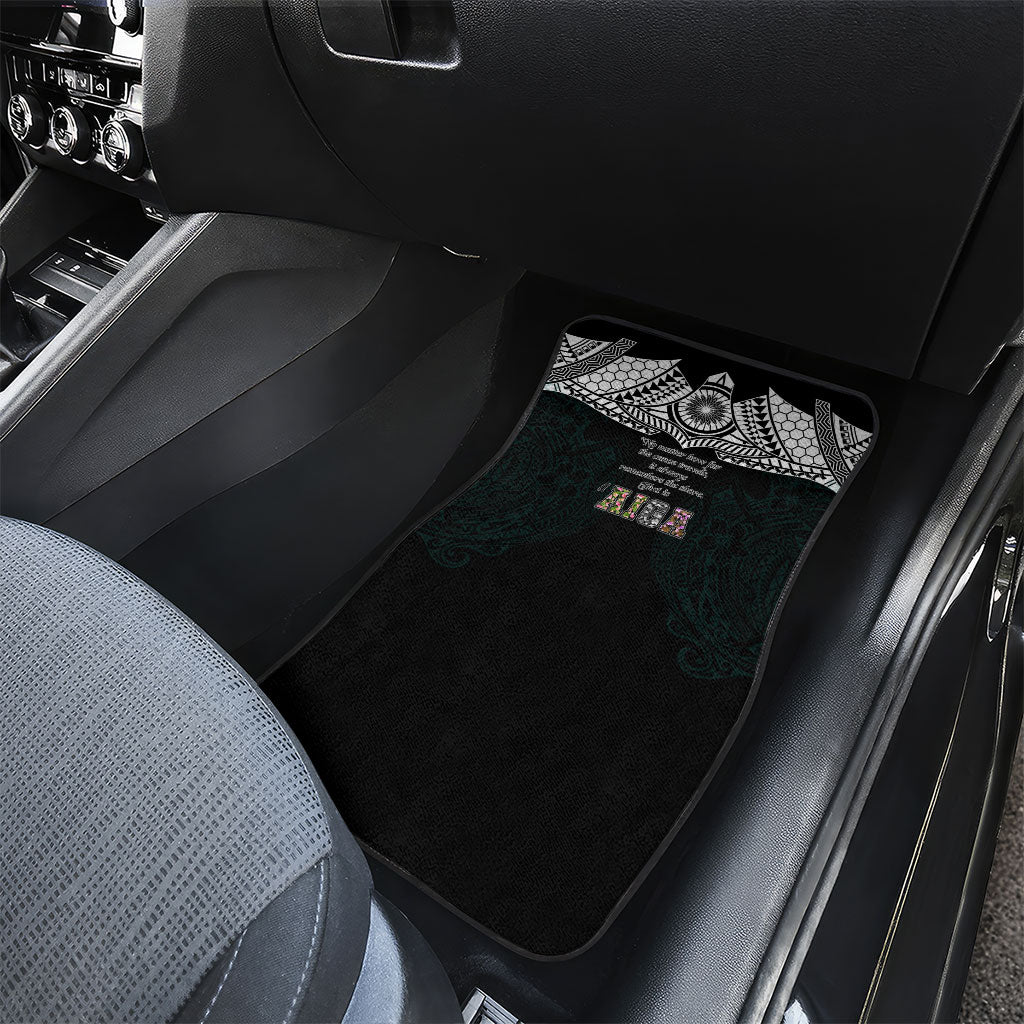 AIGA Always In Gods Arms Samoa Car Mats Polynesian Tribal Tattoo Art Family Heritage Faith TS04 - Polynesian Pride