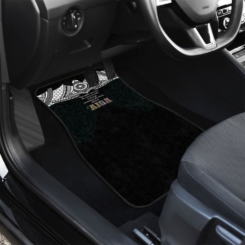 AIGA Always In Gods Arms Samoa Car Mats Polynesian Tribal Tattoo Art Family Heritage Faith TS04 - Polynesian Pride