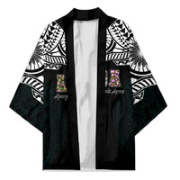 AIGA Always In Gods Arms Samoa Kimono Polynesian Tribal Tattoo Art Family Heritage Faith TS04 Unisex Black White - Polynesian Pride