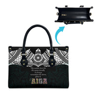 AIGA Always In Gods Arms Samoa Leather Bag Polynesian Tribal Tattoo Art Family Heritage Faith TS04 - Polynesian Pride
